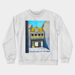 Cafe on the Corner A Crewneck Sweatshirt